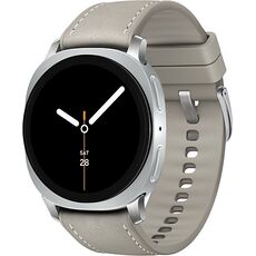 Galaxy Watch8 | 40 мм | Silver | Hybrid/Taupe | S/M/L, Размер: 40 мм, Цвет: Silver, Тип ремешка: Hybrid, Цвет ремешка: Taupe, Размер ремешка: S/M/L, Подключение часов: Bluetooth / Wi-Fi